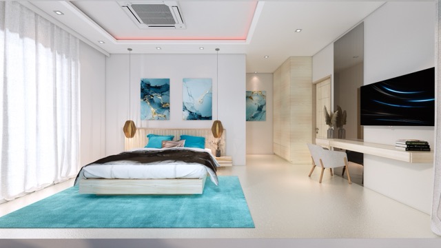 Andrea plot B master bed - dimensioni medie