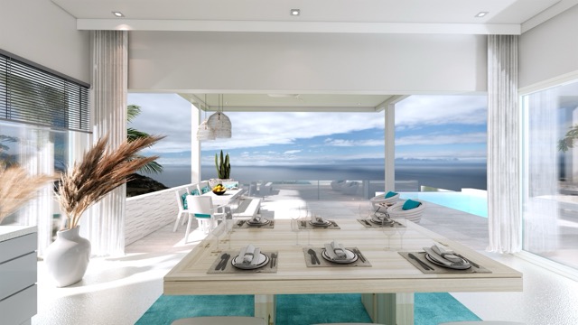 Andrea plot B terrace dining sea View - dimensioni medie