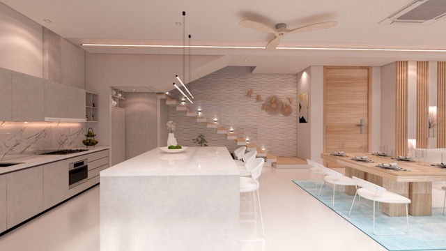 Diego top kitchen evening - dimensioni medie