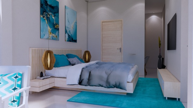 One floor bedroom 1 - dimensioni medie